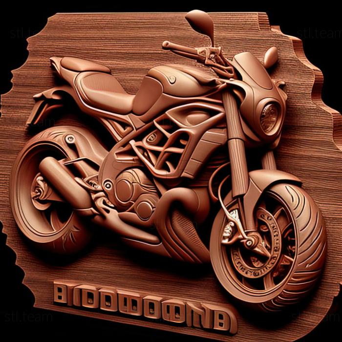 3D модель Ducati Monster 696 (STL)